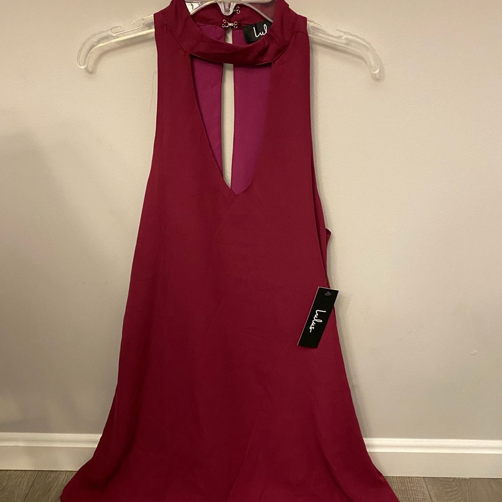 Magenta shift dress from lulus, xsmall